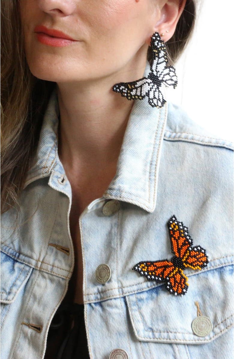 Fosterie Marlin Embera Earrings, Alternate, color, Marlin