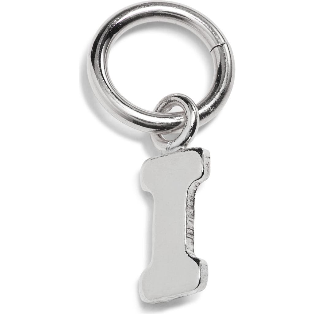 Nashelle Initial Charm In Sterling Silver - I