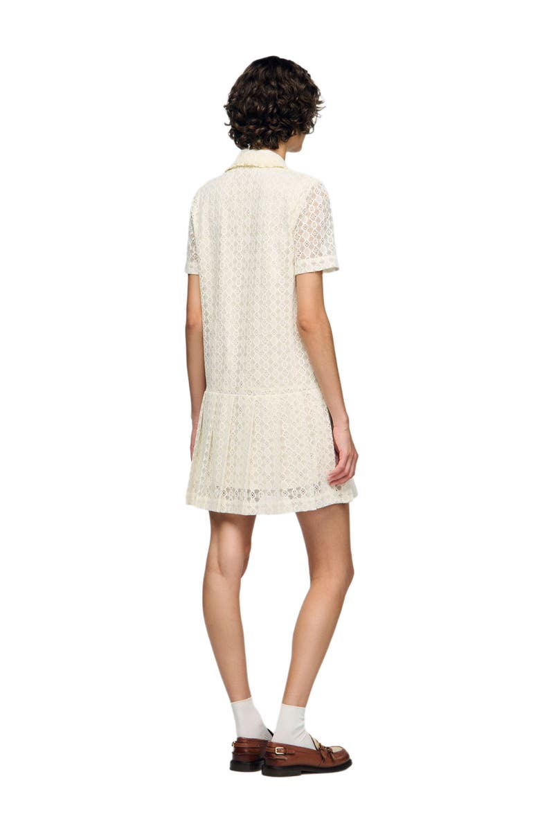 SANDRO Short lace dress, Alternate, color,