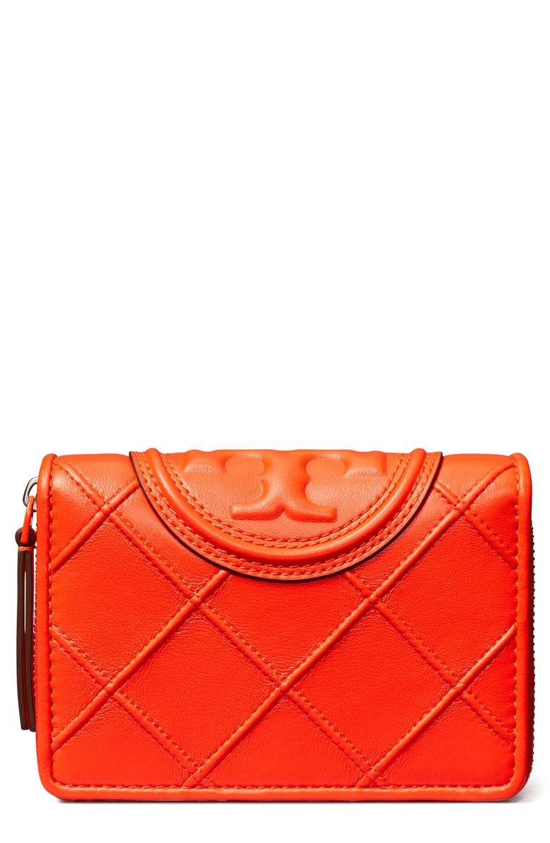 Tory Burch Fleming Soft Bifold Wallet, Main, color,