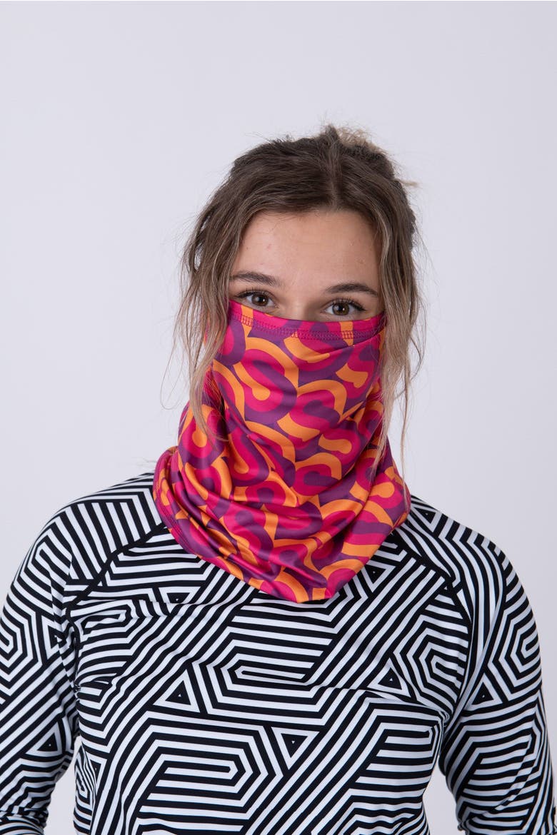 Neckwarmer - That 70's Show Print, Alternate, color, Colorful pattern