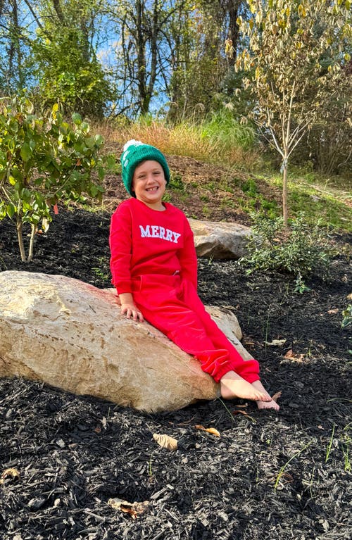 Bits & Bows Evergreen Knit Hat/mittens Bundle In Green