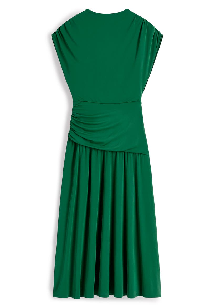 Drape Jersey Crepe Maxi Dress, Alternate, color, HUNTER GREEN