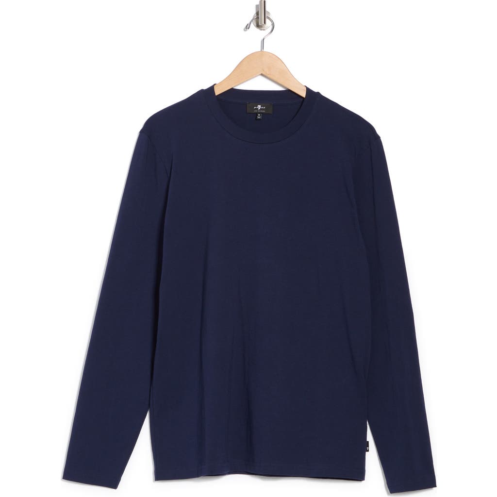 7 FOR ALL MANKIND 7 FOR ALL MANKIND SLIM FIT CREW NECK LONG SLEEVE SHIRT