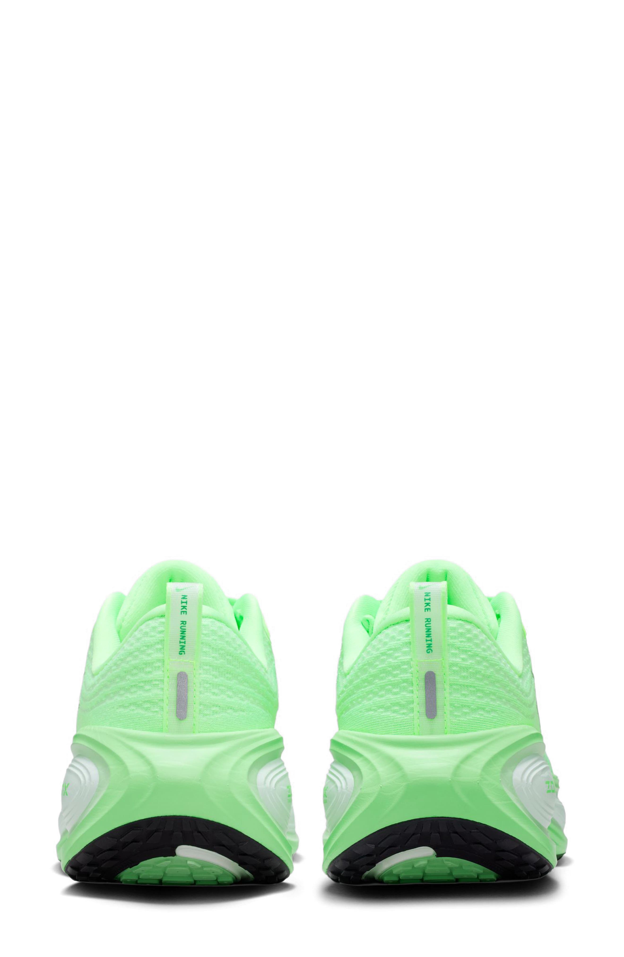 Vomero Plus Running Shoe, Alternate, color, WHITE/ SILVER-ILLUSION GREEN