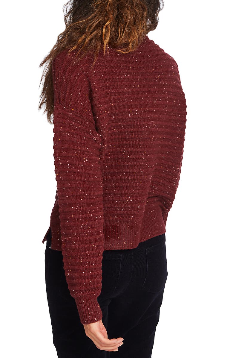 Court & Rowe Speckled Ottoman Turtleneck Sweater, Alternate, color,