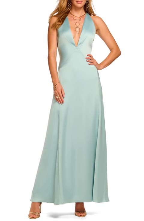 Belle Plunge Neck Gown