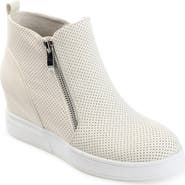 Journee Collection JOURNEE Pennelope Wedge Heel Sneaker