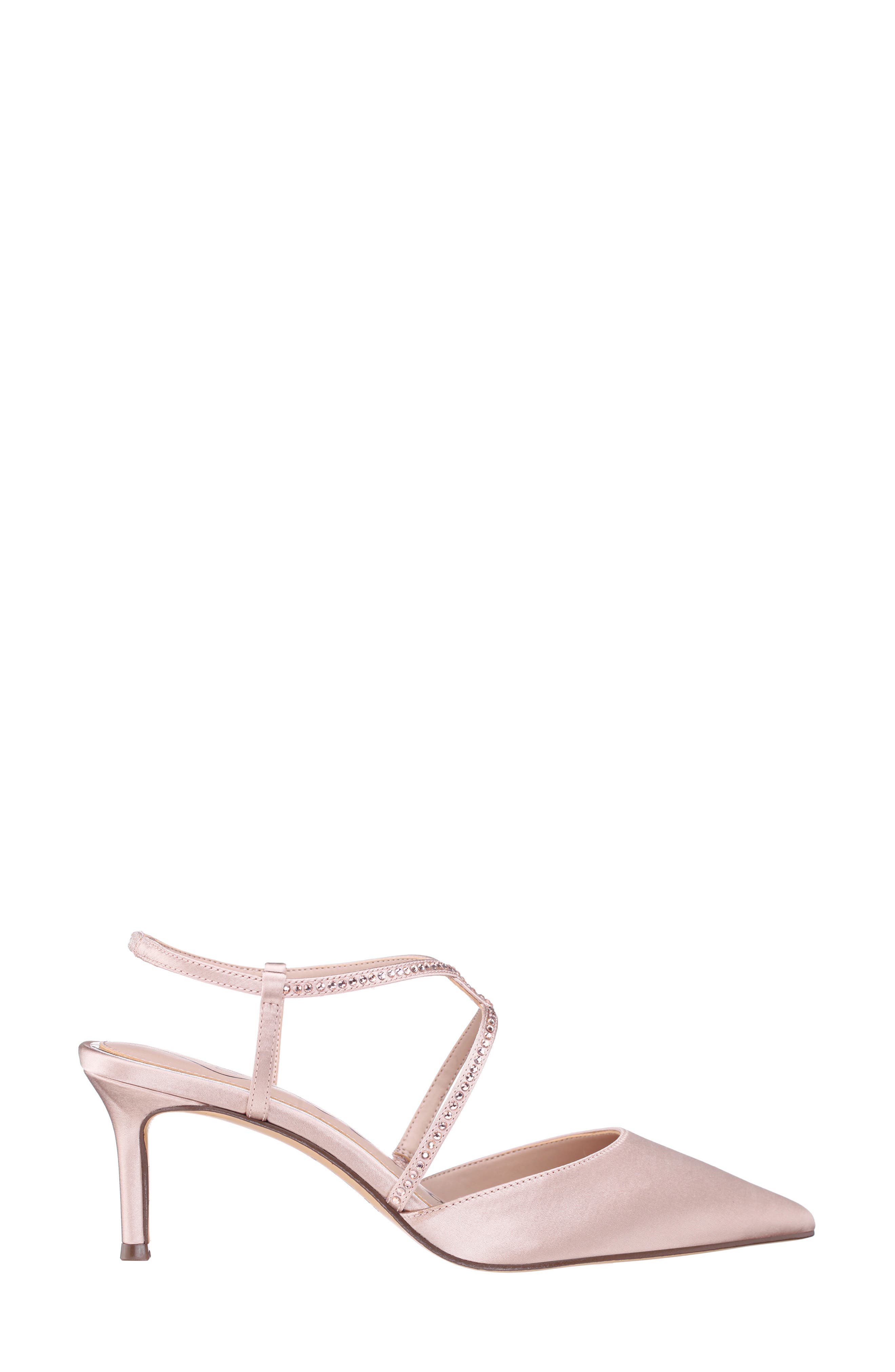 Nina Nichele Pointed Toe Pump, Alternate, color, Pearl Rose
