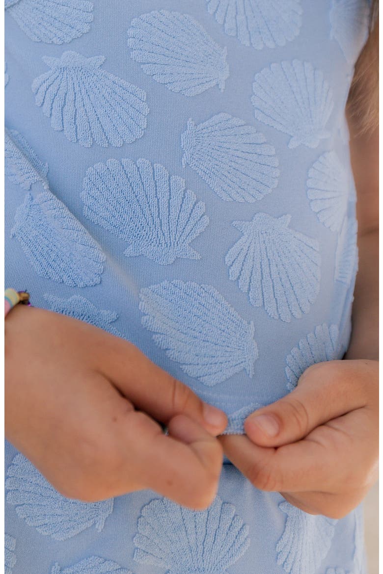 Seashell Terry Tank Skort Set, Alternate, color, Blue Seashell