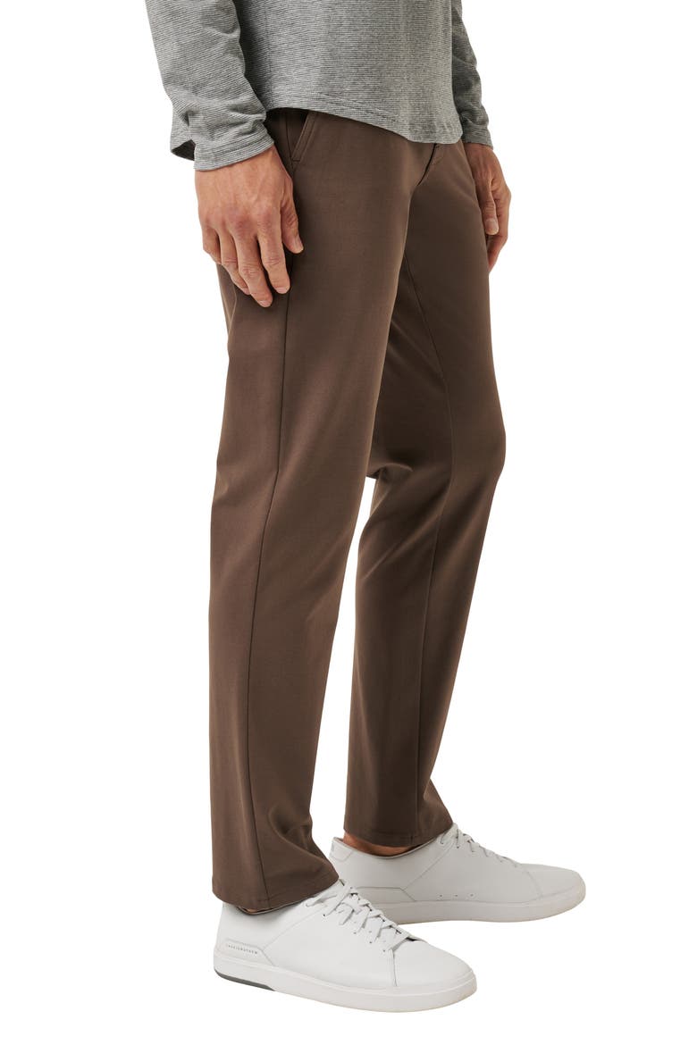 Legacy Stretchknit Flat Front Chinos, Alternate, color, CHOCOLATE BROWN