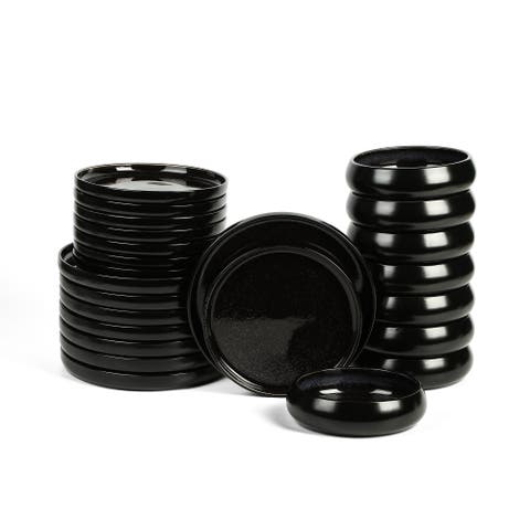 Lagoon Stoneware 24-Piece Dinnerware Set