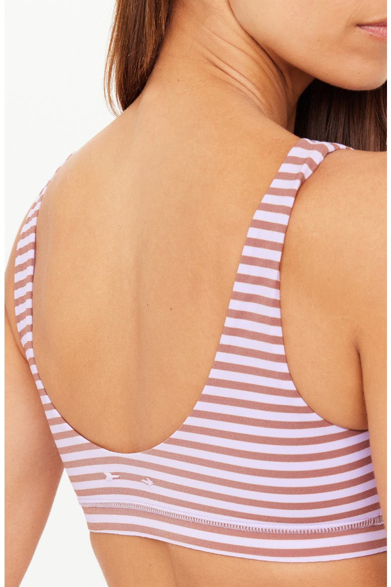 Miami Jasmine Scoop Neck Sports Bra, Alternate, color, STRIPE