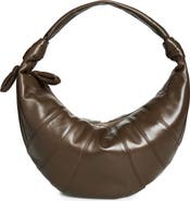 Lemaire Fortune Croissant Leather Shoulder Bag