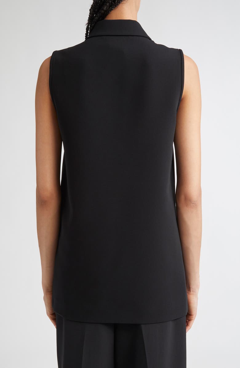 Max Mara Studio Golf Sleeveless Cady Polo, Alternate, color, Black