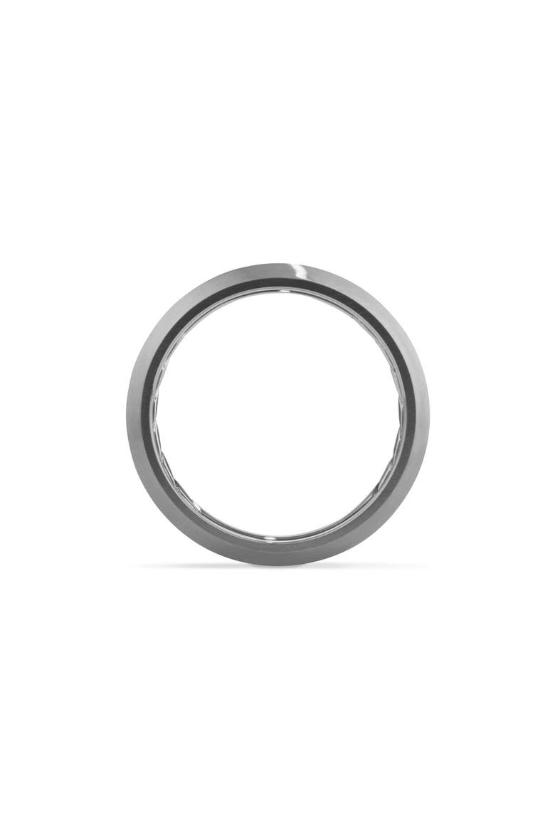 Beveled Titanium Band, Alternate, color, GREY TITANIUM
