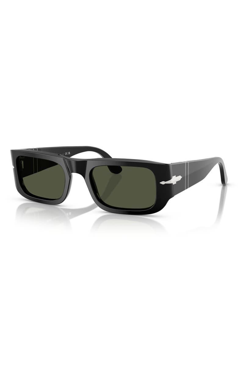 Persol 55mm Pillow Sunglasses, Alternate, color, Black