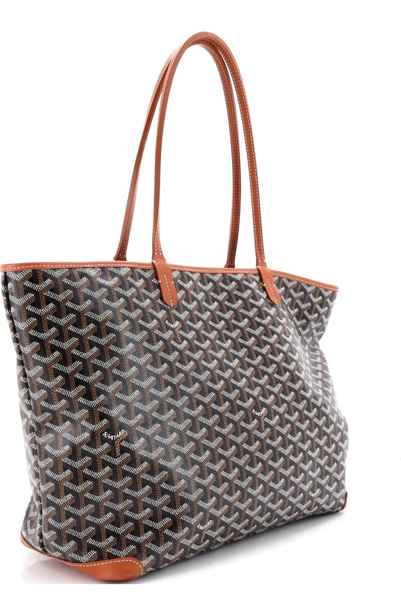 Pre-Owned Goyard Artois Tote Coated Canvas MM, Alternate, color, Black