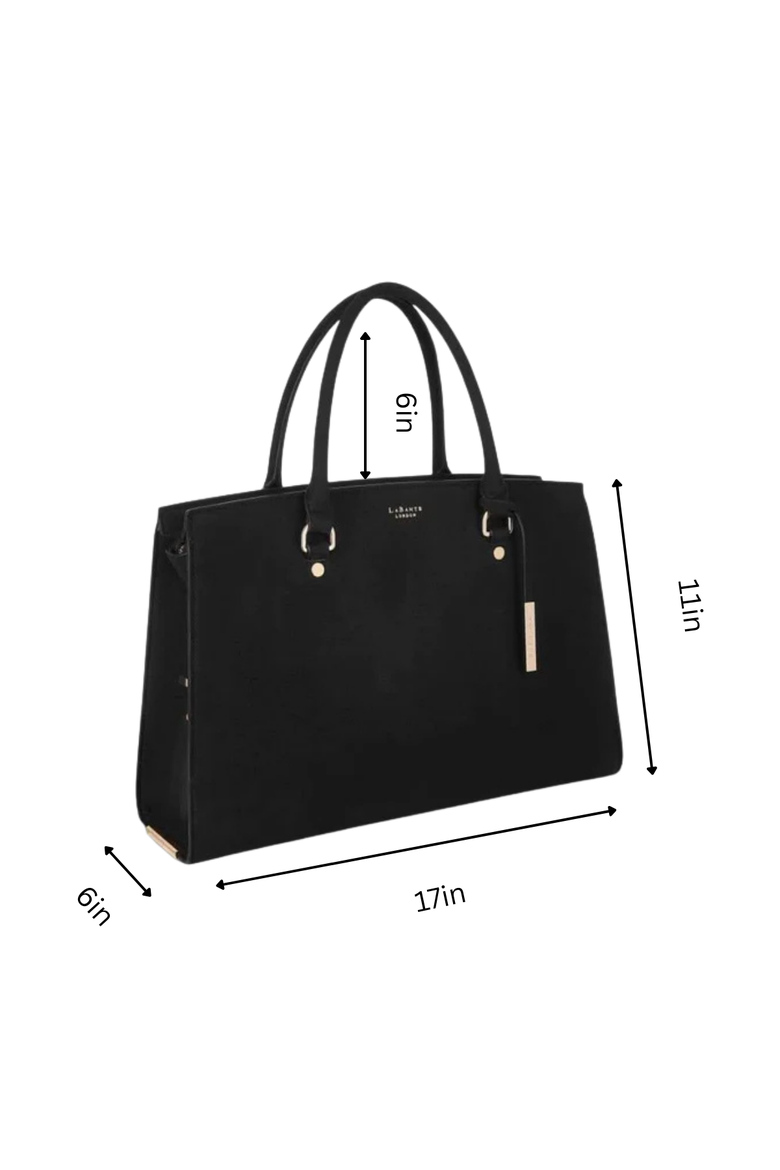 Aricia Vegan Laptop Bag, Alternate, color, Black