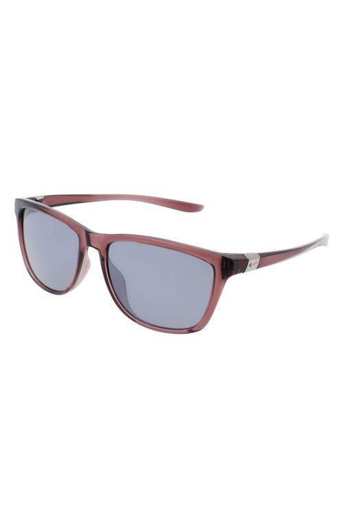 Nike City Icon 61mm Rectangle Sunglasses In Brown