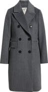 London Fog Heritage Pinstripe Double Breasted Coat