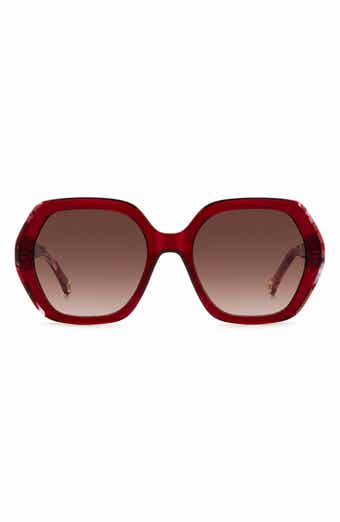 55mm Gradient Geometric Sunglasses