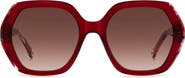 Carolina Herrera 55mm Gradient Geometric Sunglasses