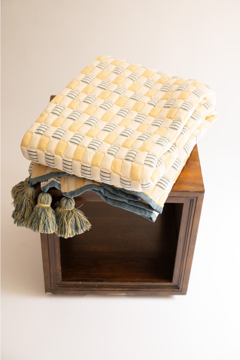 Handwoven Sujani Throw, Alternate, color, Osira