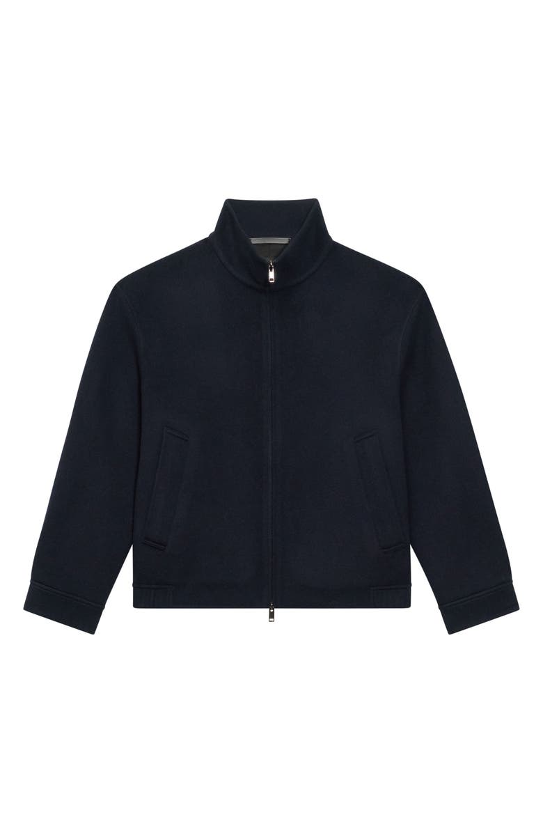 Theory Wool & Cashmere Zip-Up Jacket, Alternate, color, Baltic