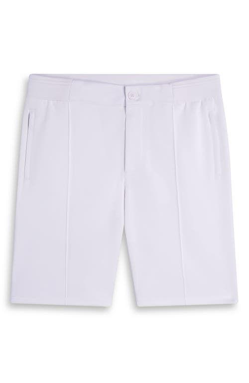 Bugatchi Soft Touch Knit Shorts In Chalk