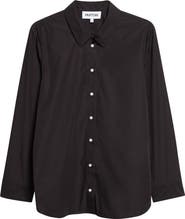 PARTOW Bryant Cotton Poplin Button-Up Shirt