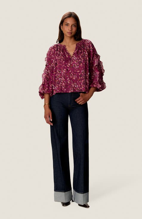 Brooke Ruffle Bubble Top