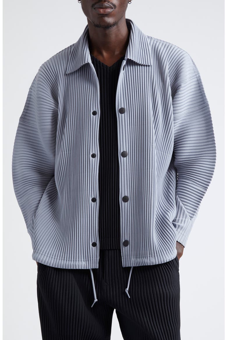 Monthly Colors August Pleated Cardigan, Main, color, MOLE GRAY