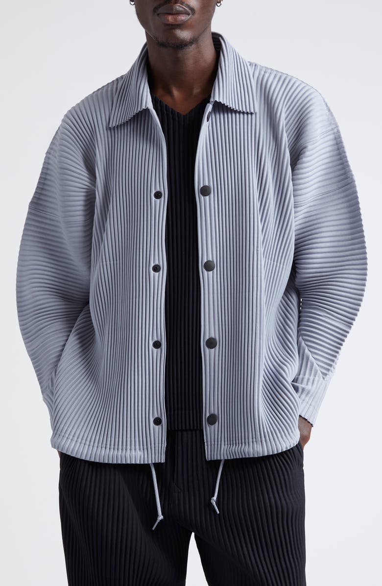 Homme Plissé Issey Miyake Monthly Colors August Pleated Cardigan, Main, color, 