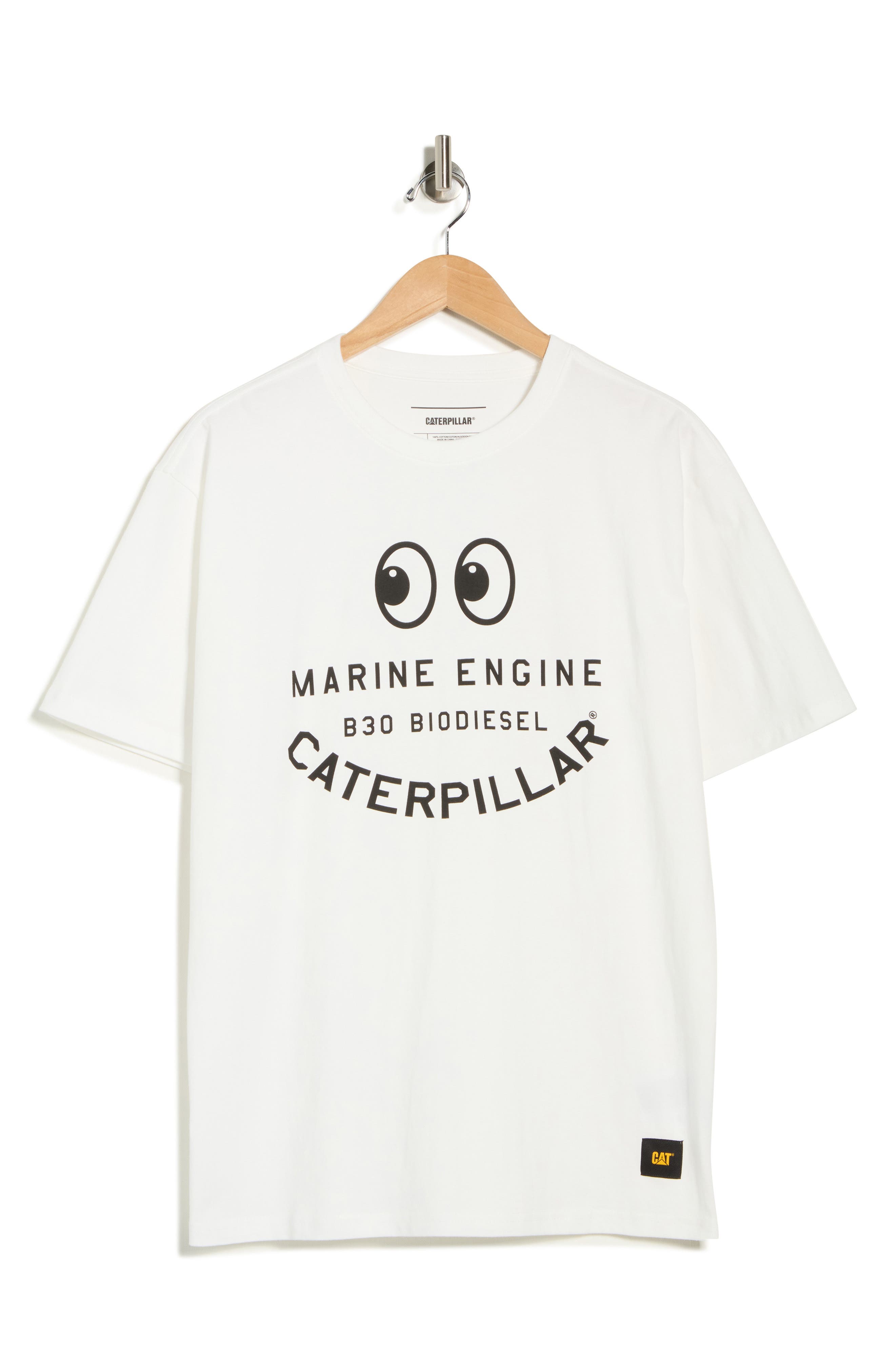 CAT WWR Relaxed Fit Engine Graphic T-Shirt