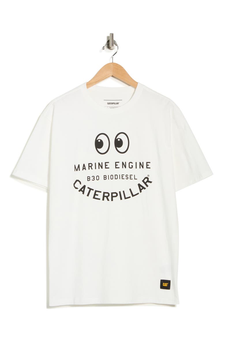 Relaxed Fit Engine Graphic T-Shirt, Alternate, color, GARDENIA