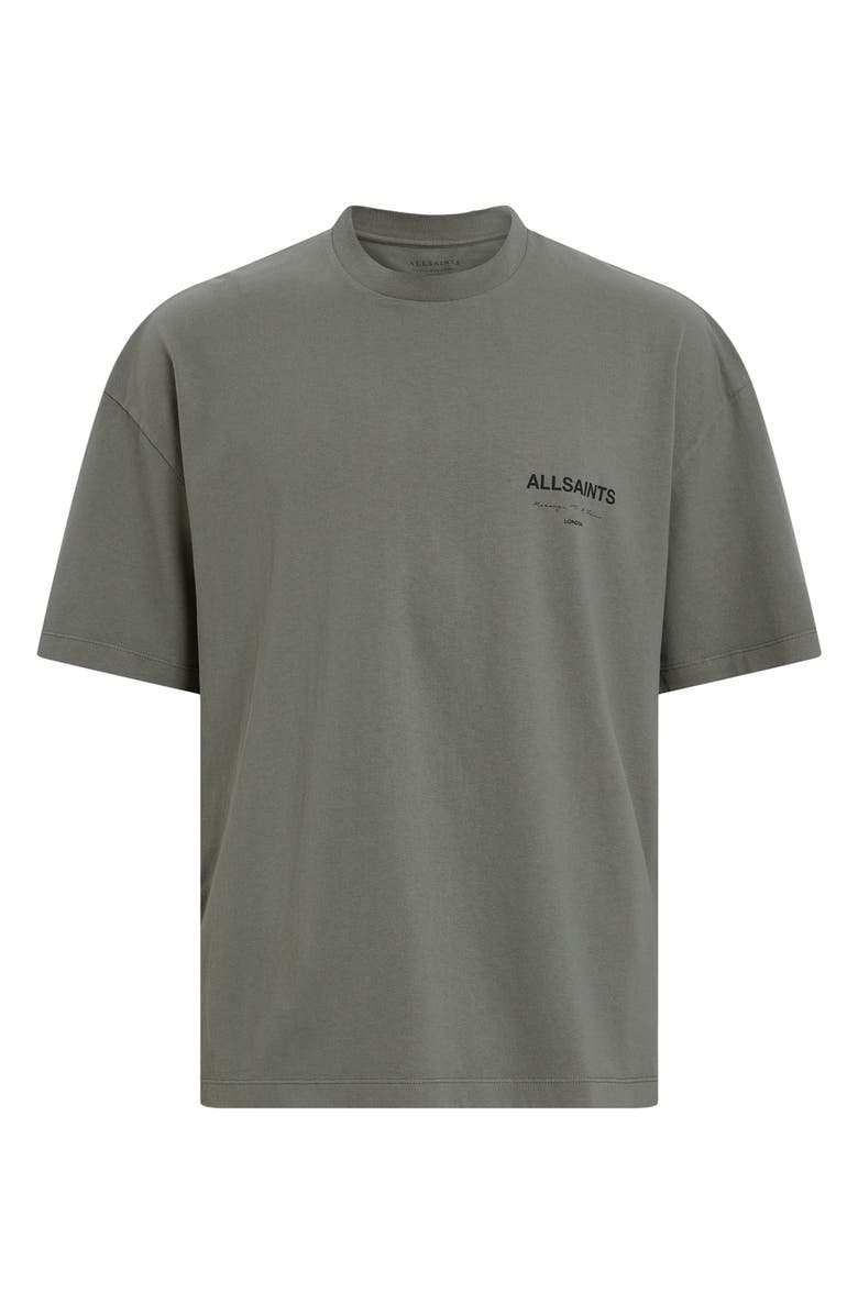 AllSaints Future Graphic T-Shirt, Alternate, color, Gastor Green