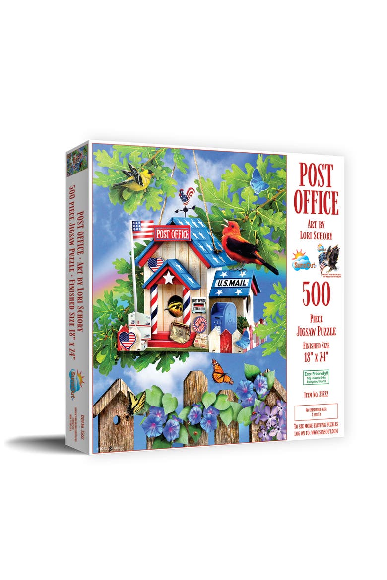 Post Office 500 piece Jigsaw Puzzle for Adults, Main, color, Multicolor