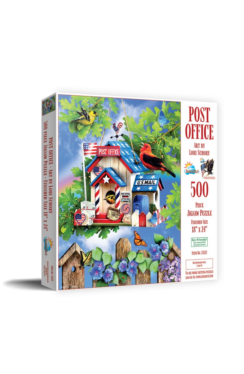 Sunsout Post Office 500 piece Jigsaw Puzzle for Adults, Main, color, Multicolor