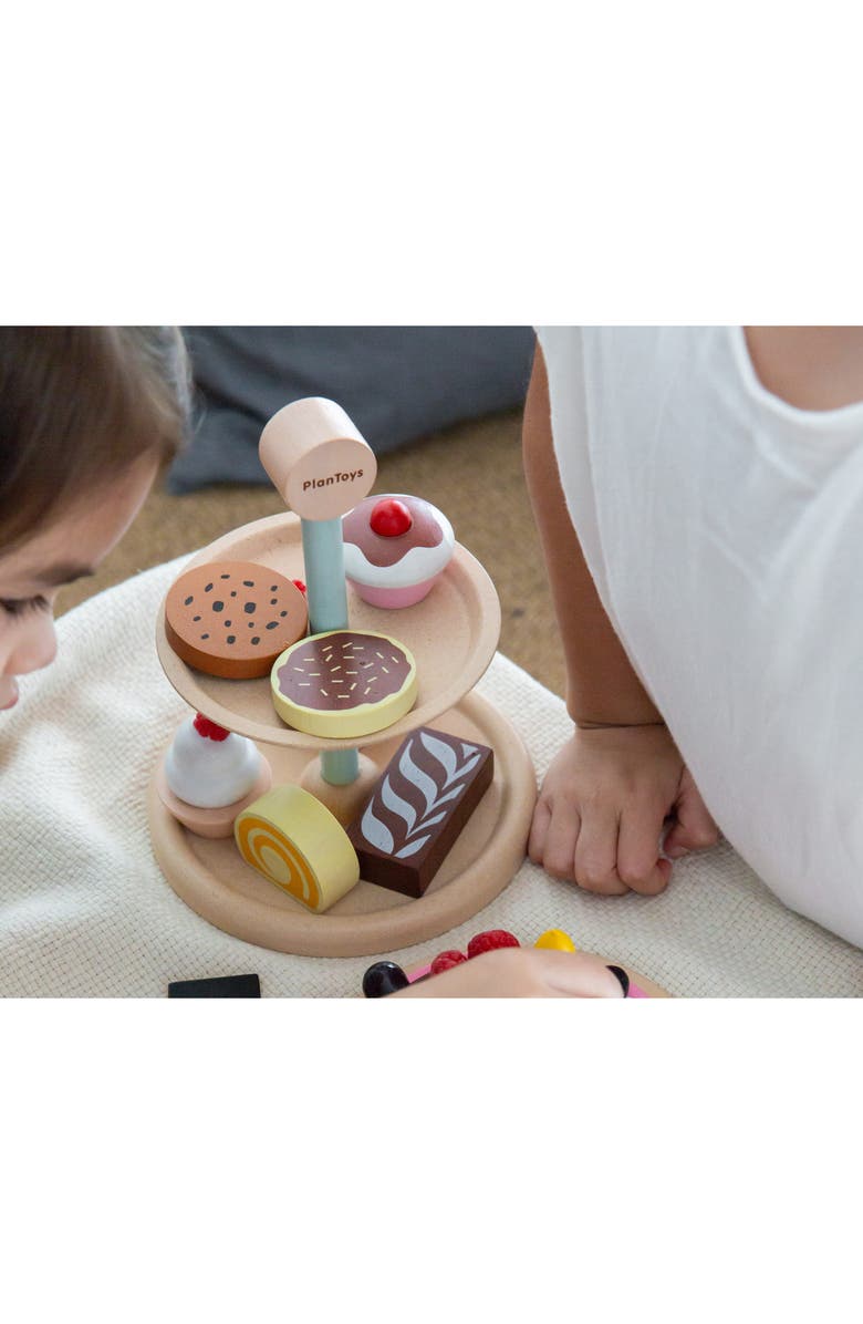 PlanToys<sup>®</sup> 10-Piece Bakery Stand Set, Alternate, color,