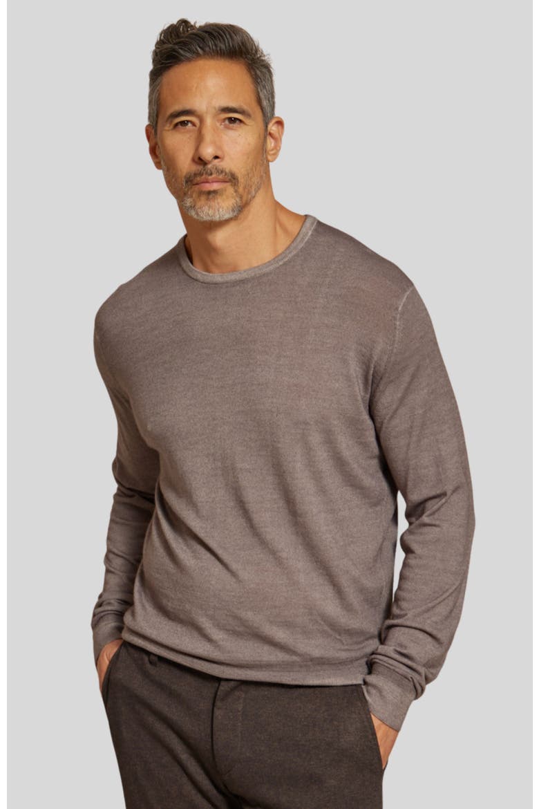 The Banks Long  Sleeve Sweater, Main, color, Fawn