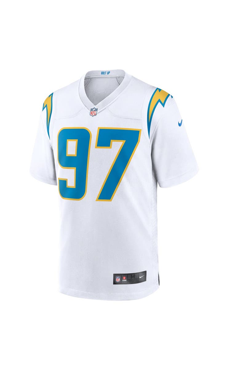 Nike Men's Nike Joey Bosa White Los Angeles Chargers Game Jersey, Alternate, color,