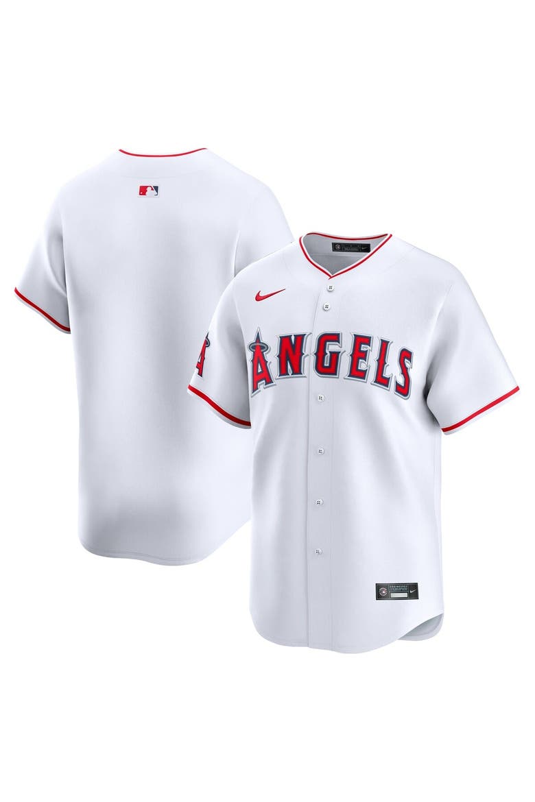 Men's Nike White Los Angeles Angels Home Limited Jersey, Main, color, White