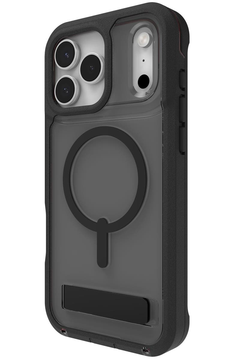 ZAGG Rainier Snap MagSafe Case with Kickstand, Alternate, color, Black