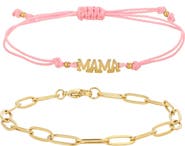 Adornia Mama Set of 2 Bracelets