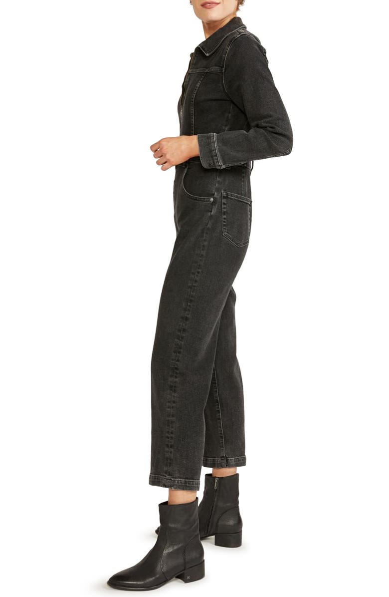 ÉTICA Farrah Zip Denim Jumpsuit, Alternate, color, 
