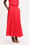 Sam Edelman Gathered A-Line Midi Skirt