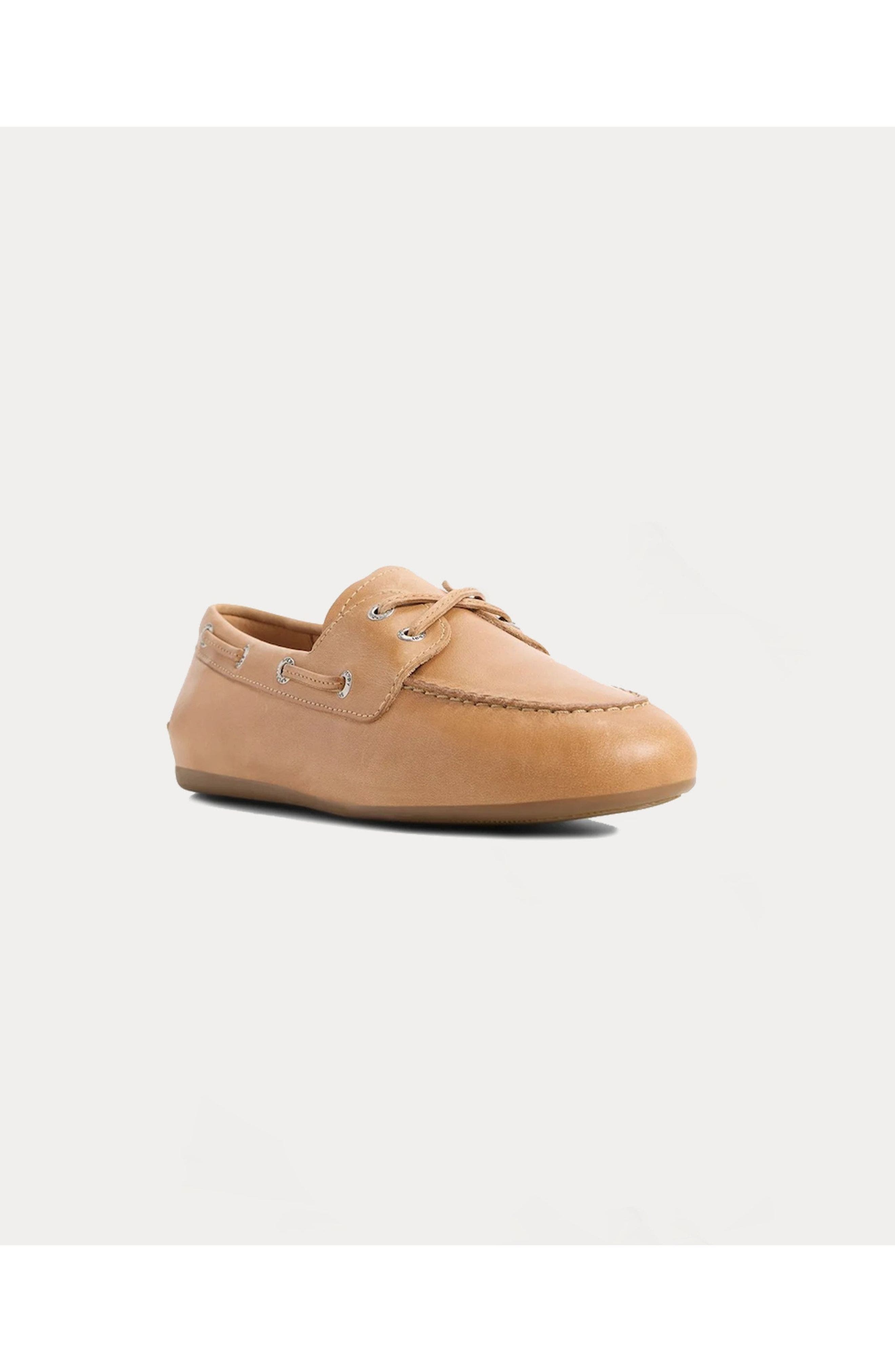 Sperry Slimboat Soft Leather Boat Shoe, Alternate, color, Light Brown