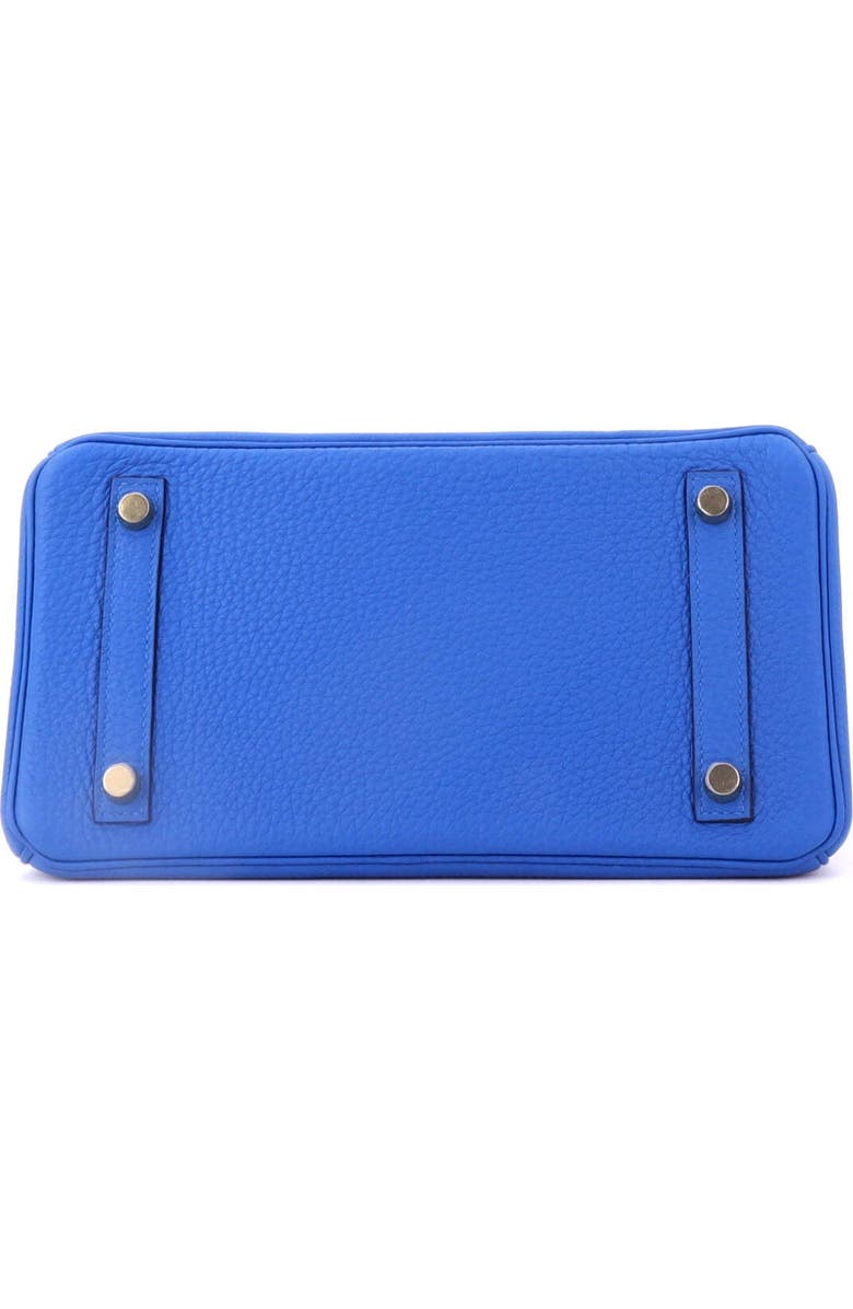 Pre-Owned Hermes Birkin Handbag Blue Togo with Gold Hardware 25, Alternate, color, Bleu France