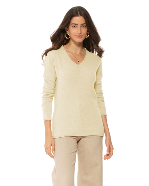 Ultra-Light Cashmere V-Neck Sweater